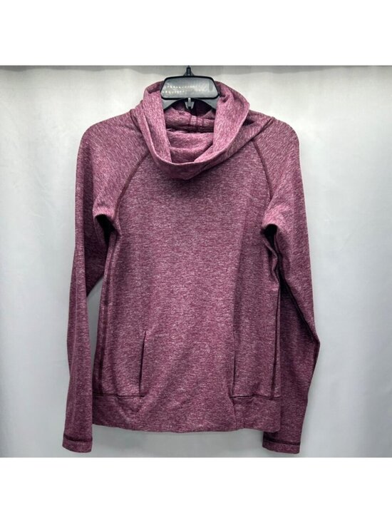 Lululemon Tops - Lululemon Make A Move Long Sleeve Cowl Neck Pullover Heathered Red Grape No Size